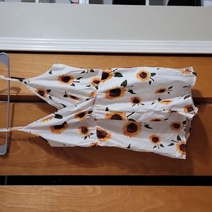 Sunflower Romper One Piece NWT Shein Size Xs